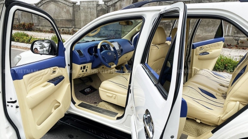 Đổi màu nội thất - Bọc ghế da Nappa ô tô Toyota Fortuner: Cao cấp, Form mẫu chuẩn, mẫu mới nhất